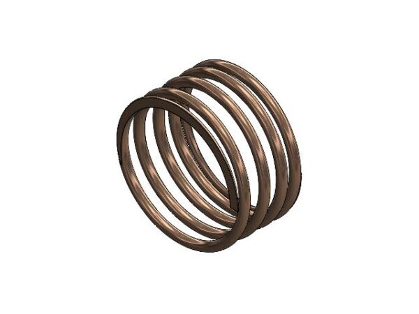 Valve Spring Bronze 3 mm L=65 mm