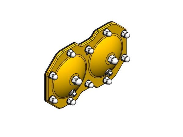 CYLINDER COVER IP-PRO WITH GASKET