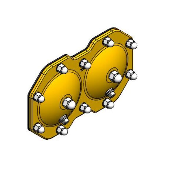 CYLINDER COVER IP-PRO WITH GASKET