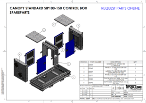 STANDARD CANOPY SIP 100-150 CONTROL BOX Spareparts