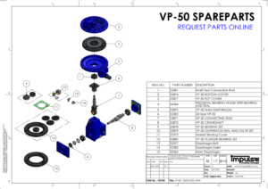 VP-50 Spareparts